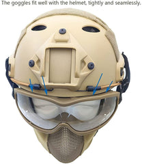 Koyheng TPU goggles provide secure visibility with a comfortable fit.