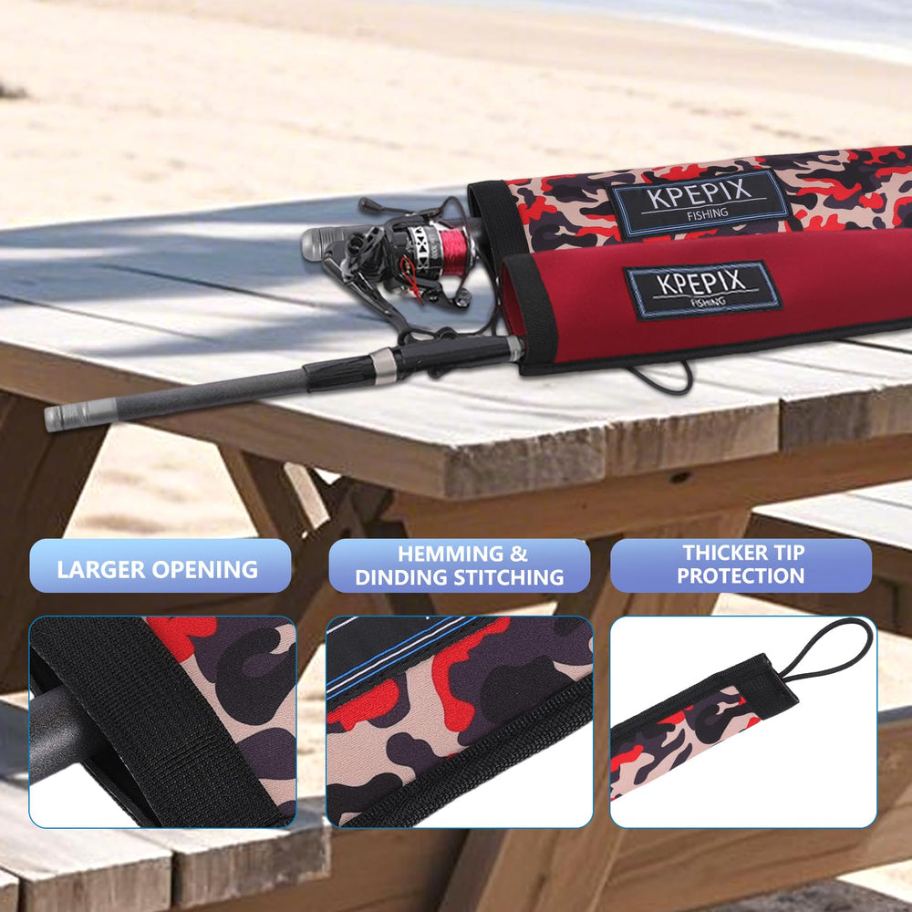Adjustable drawstring with cord lock on rod sleeve