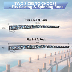 58-inch neoprene rod sleeve for medium rods