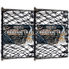 KRAKEN SUPPLY CO Castable Crab Trap folded for portability