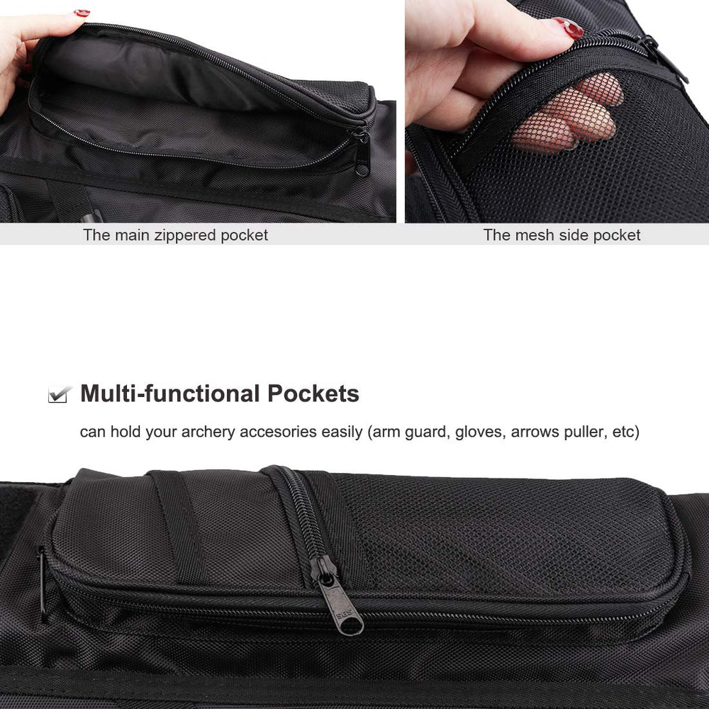 KRATARC hook-and-loop patch area for personalized customization on the quiver