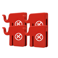 KRATE Tactical Patriotic Elephant T-Post Hanger ready for easy assembly on a standard T-post