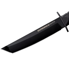 Kray-Ex textured handle of Leatherneck Tanto with secure guard
