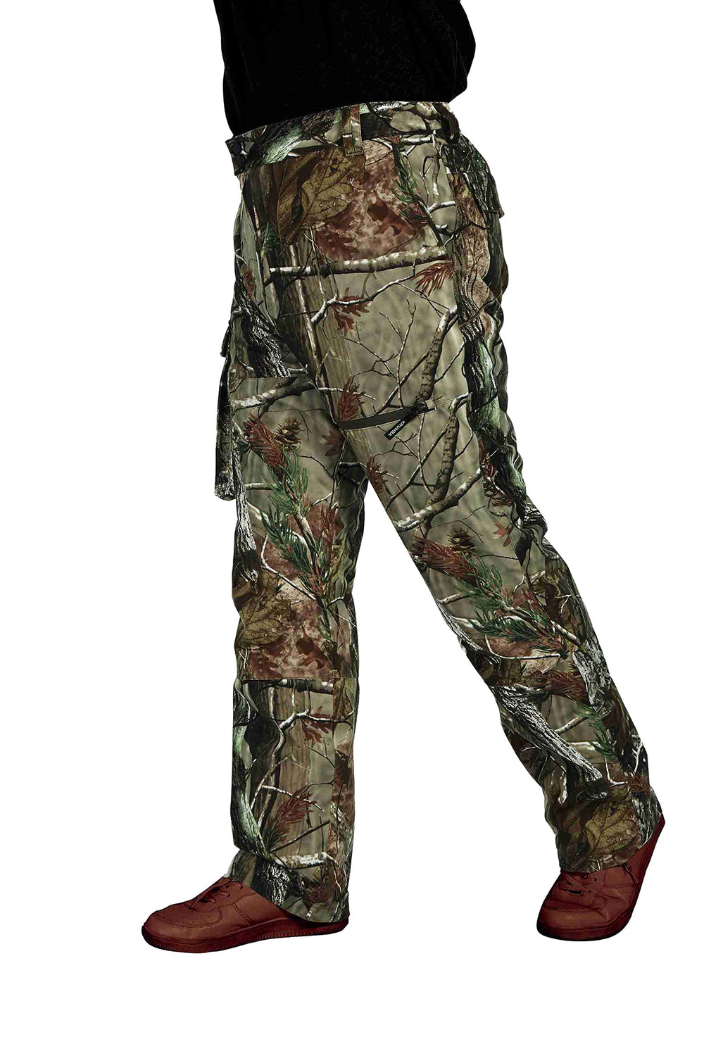 Krumba camo pants loose-fit straight-leg design for layering and mobility