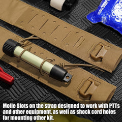 KRYDEX laser-cut layer with MOLLE slots supports mounting extra kits.