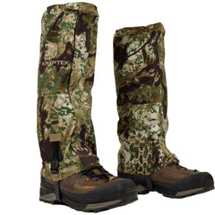 Kryptek Petra II Gaiter Obskura 3-layer DWR layer sheds rain and mist