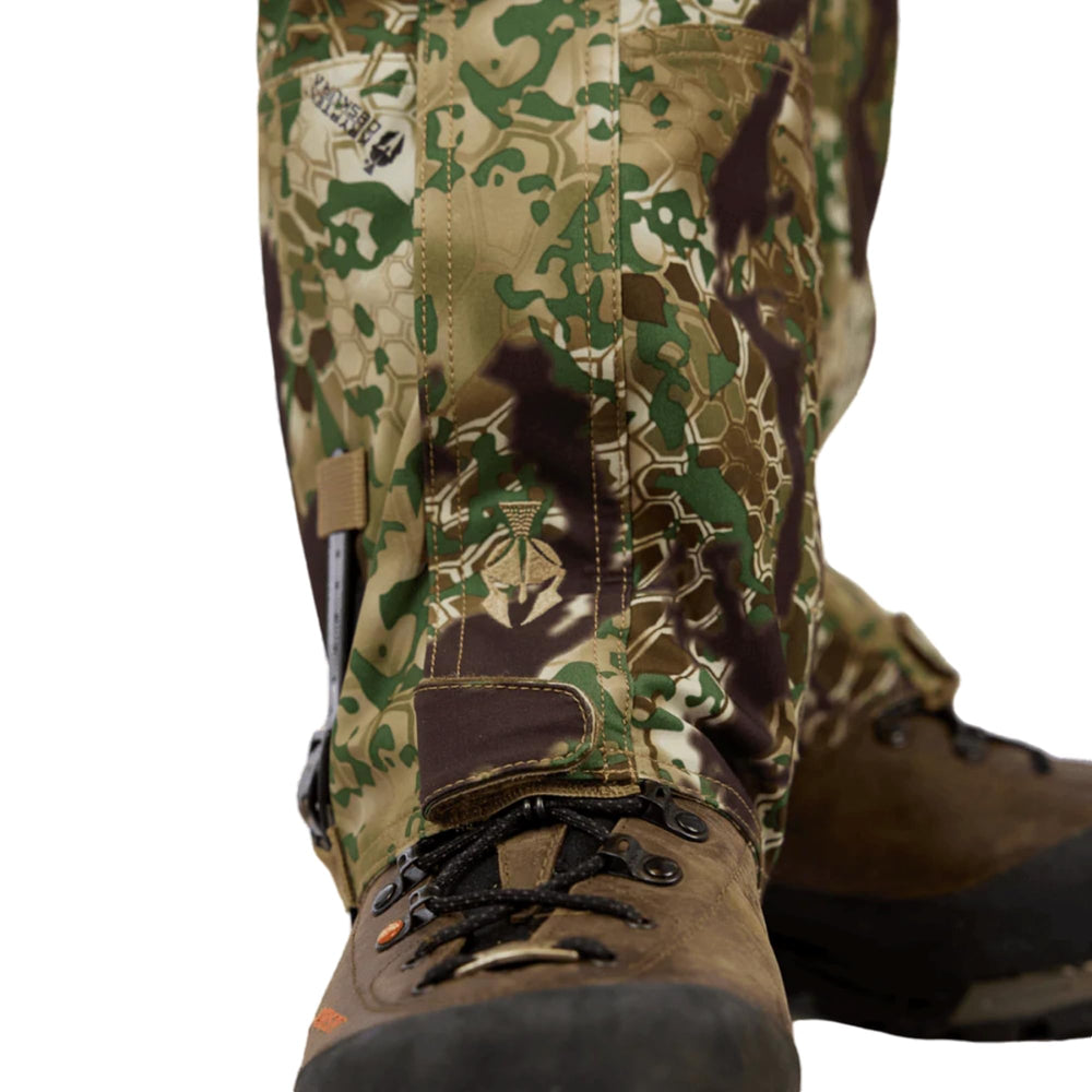 Kryptek Petra II Gaiter Obskura stretch fabric for flexible fit