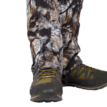 Kryptek Petra II Gaiter Skyfall packable design enables easy stowing after hikes