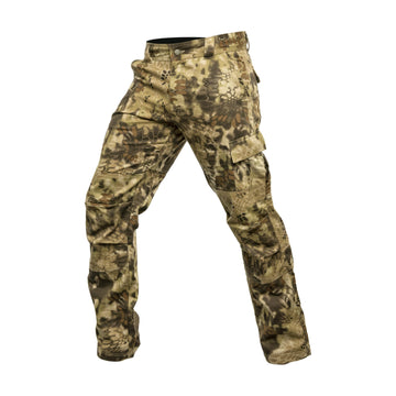 Kryptek Stalker Pant Highlander front view for stealthy field wear