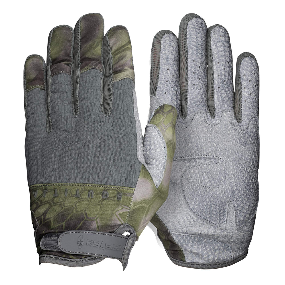 Kryptek Tora Glove close-up shows padded palm for added comfort.
