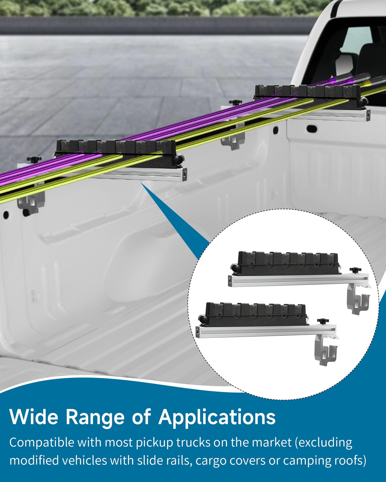 Krysolad mounted on boat guardrail demonstrates secure hold on rough roads.