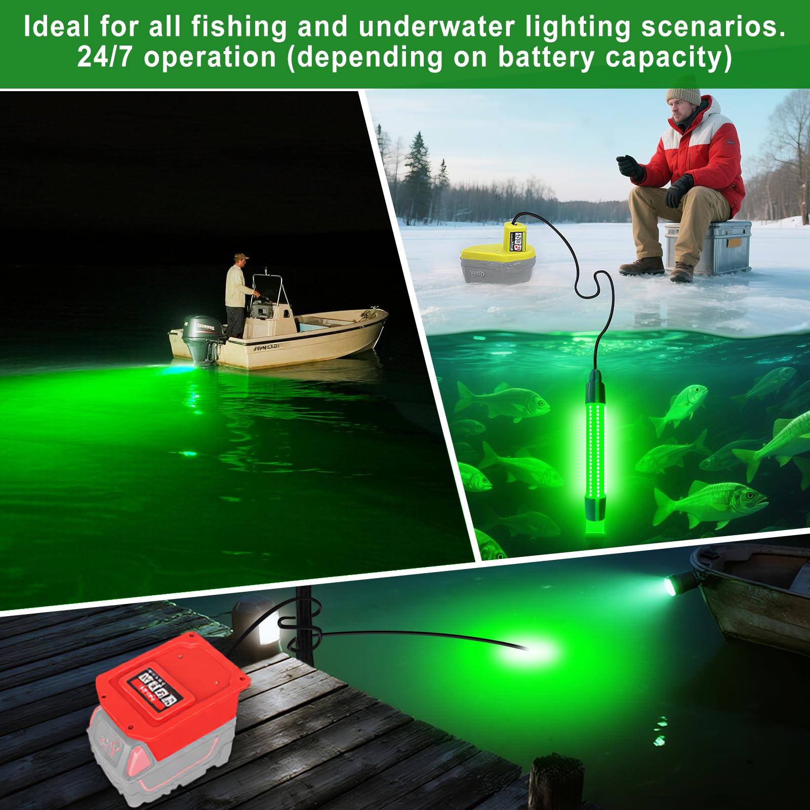Durable design suitable for boats, kayaks, and aquariums