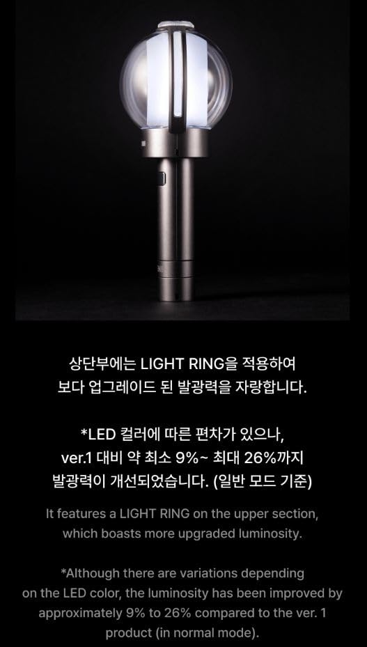Dust bag included with the ksendy-us Enhypen LED Light Stick Ver.2.