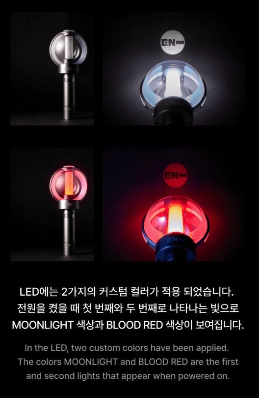 User manual for the ksendy-us Enhypen LED Light Stick Ver.2.