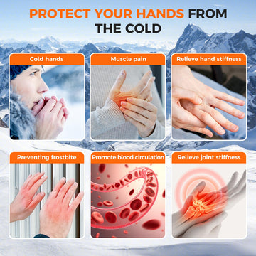 KSFJZF heated gloves touchscreen compatibility for device use.