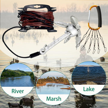 KSFTWUSOL waterfowl jerk rig breathable storage bag supports quick-drying, organized gear.