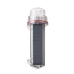 KSKSK Solar Beacon Lamp front view with white flash for clear night visibility