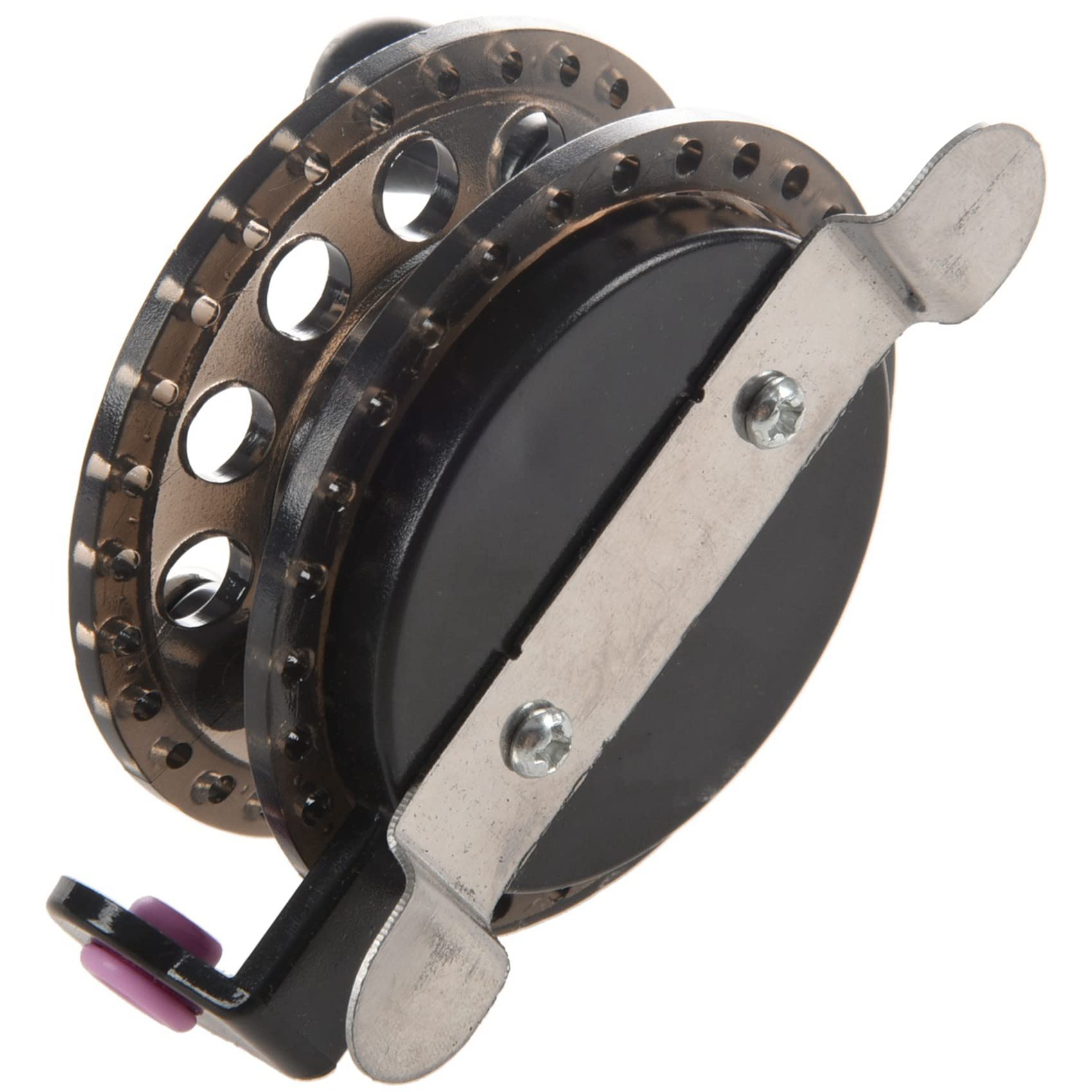 KTELI durable plastic fishing reel with round wheel design