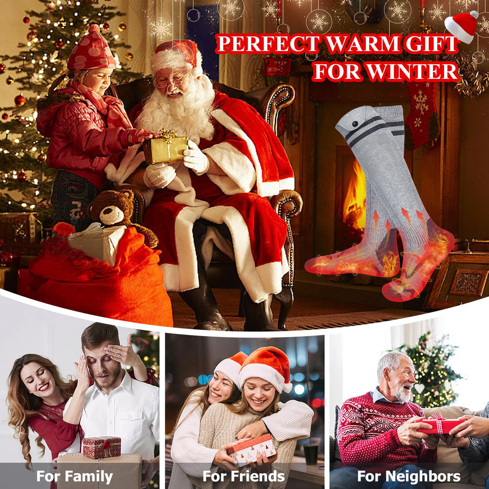 Kteniy heated socks packaging and accessories for gifting or travel