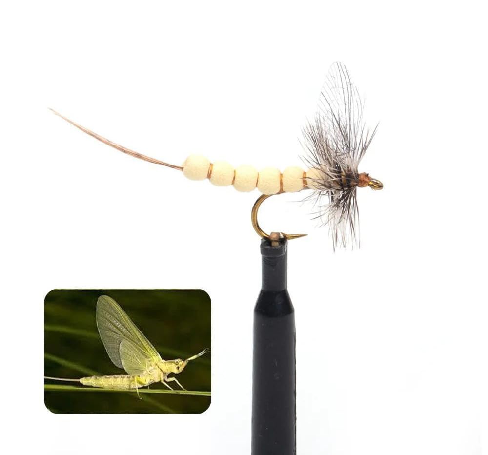 KTGCOZS 12-hook-lure: ready-to-use trout lure with reliable hook strength.
