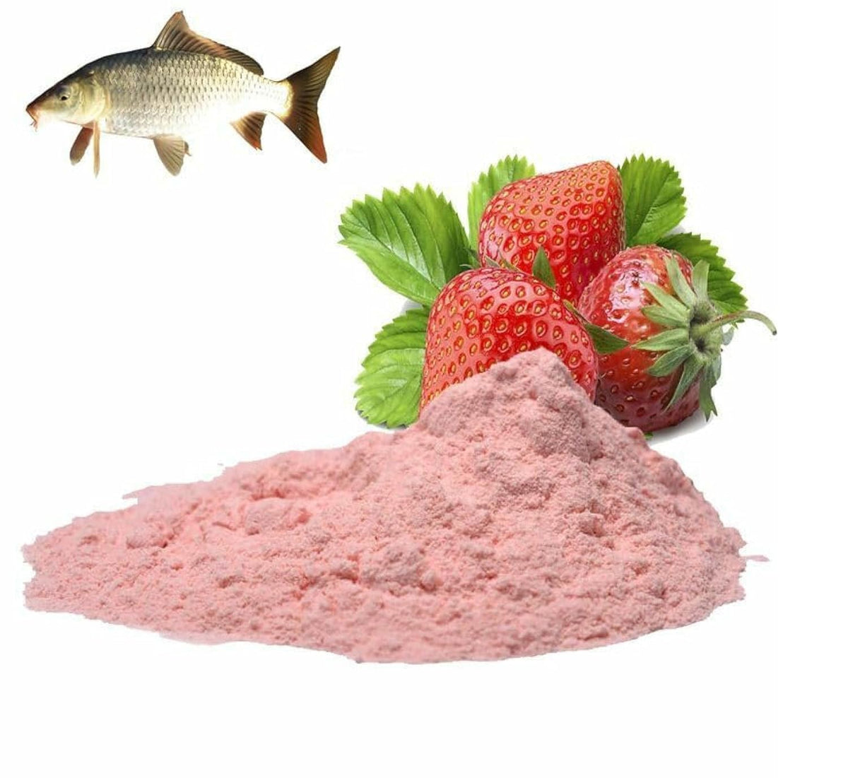 KTGCOZS 20g strawberry flavor groundbait additive packaging