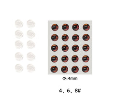 KTGCOZS 4mm 3D eye skull mask close-up for detailed lures