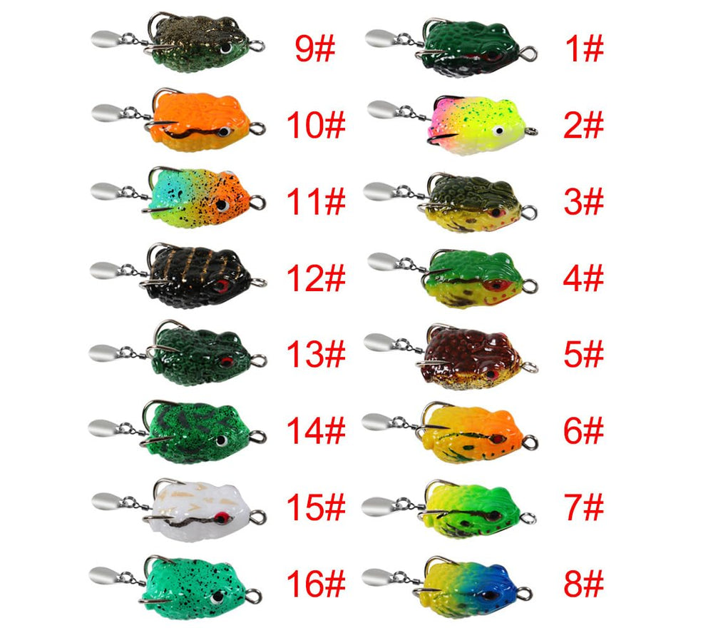 KTGCOZS abdominal-weight-system-frog-lure maintains 45° surface angle for better control.