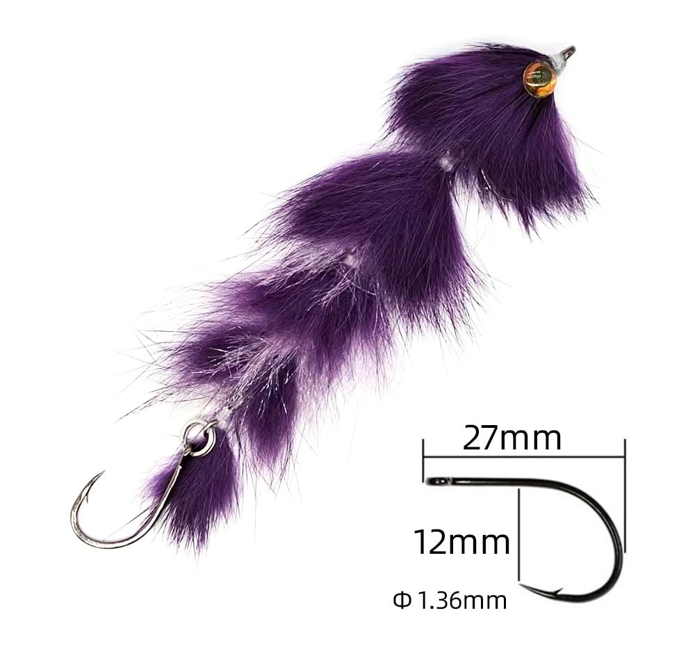 Lure swimming action displayed in water