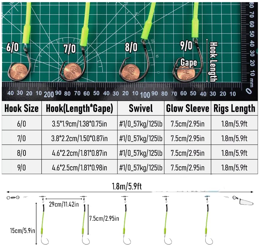 KTGCOZS black nickel circle hooks offer strength and sharpness for durable catches