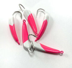 KTGCOZS bluefish jig head features high-visibility flash hair to attract targets