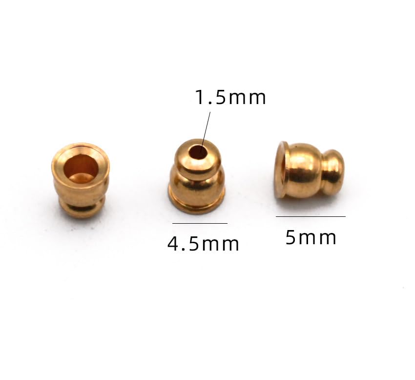 KTGCOZS brass lure body bell-shaped design enhances wobble and attraction