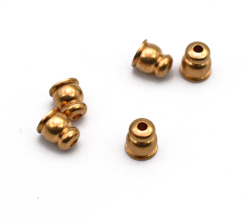 KTGCOZS brass lure body hole 1-5mm enables smooth line passage
