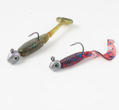 KTGCOZS carbon steel jig heads resist corrosion in saltwater environments.