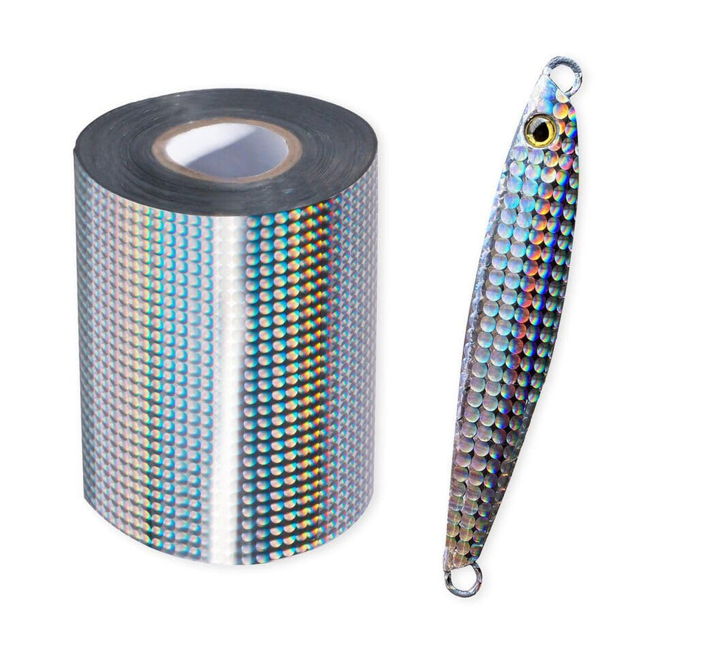 KTGCOZS colorful hot stamping foil applied to lure for vivid finishes.