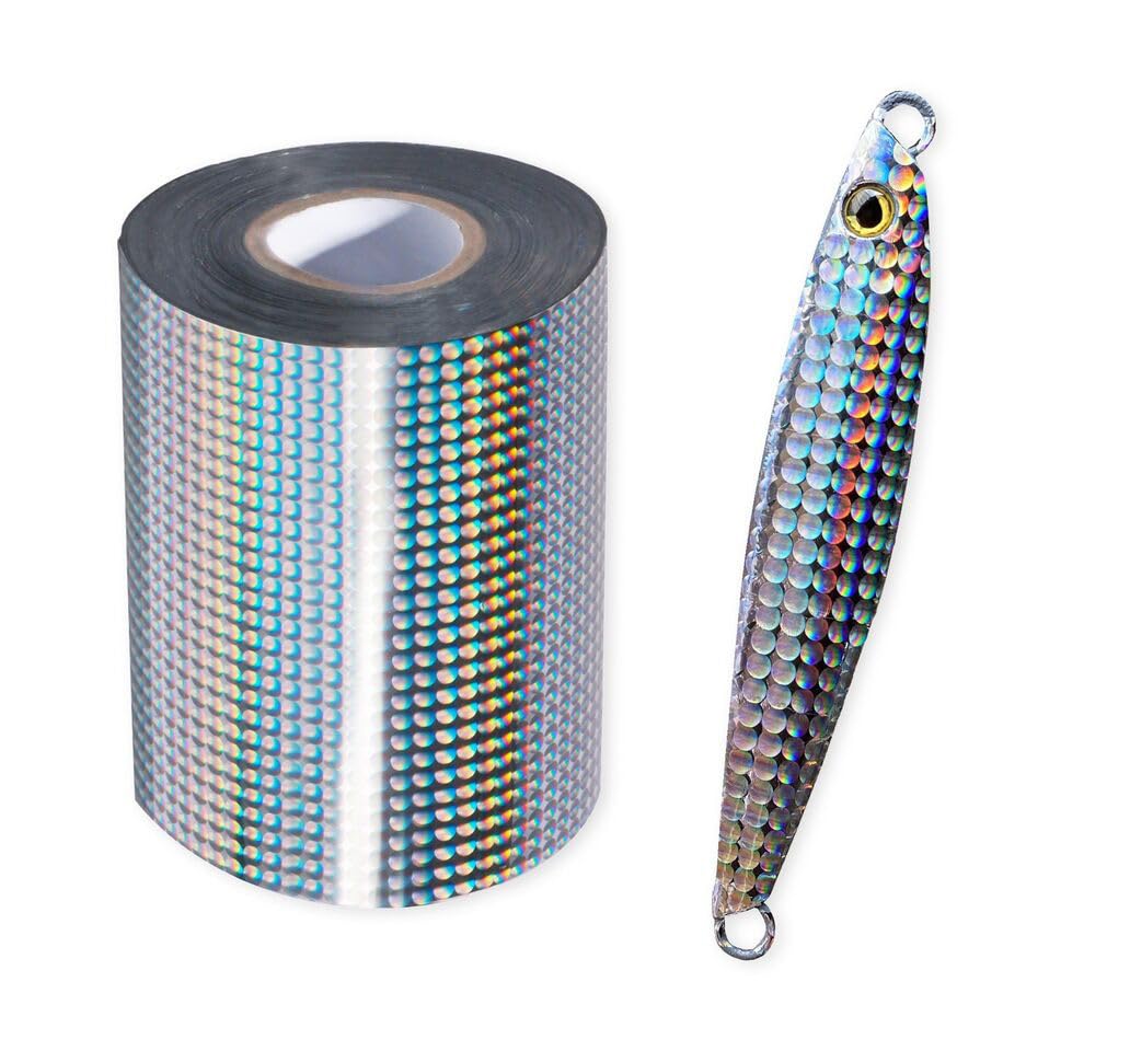 KTGCOZS colorful hot stamping foil applied to lure for vivid finishes.
