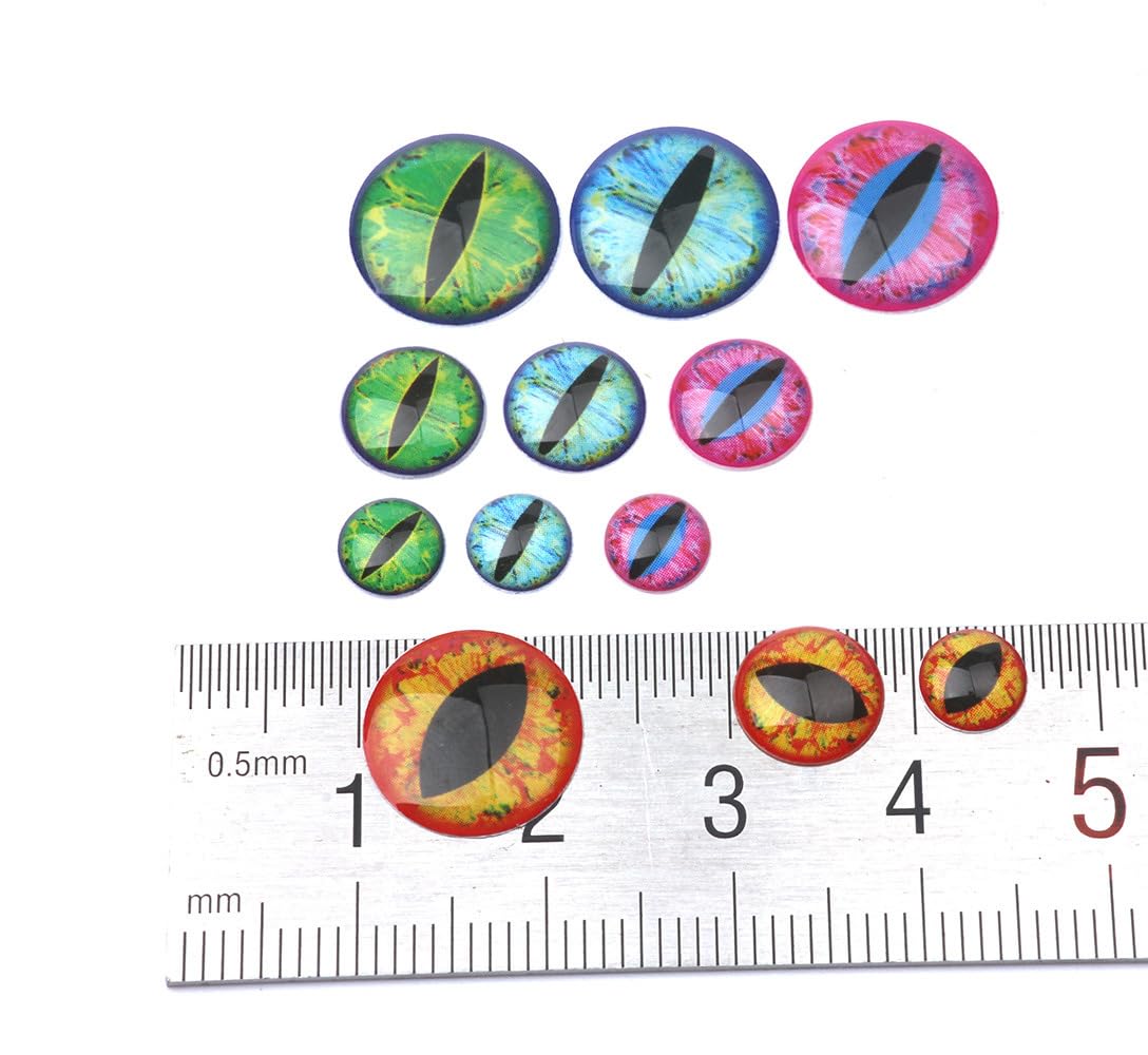 KTGCOZS durable 4D eyes complement craft projects.