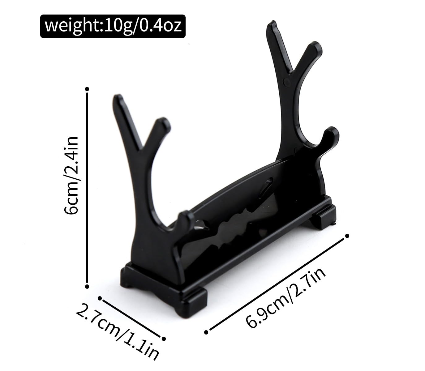 KTGCOZS durable, clear lure display easel ideal for in-store setups.