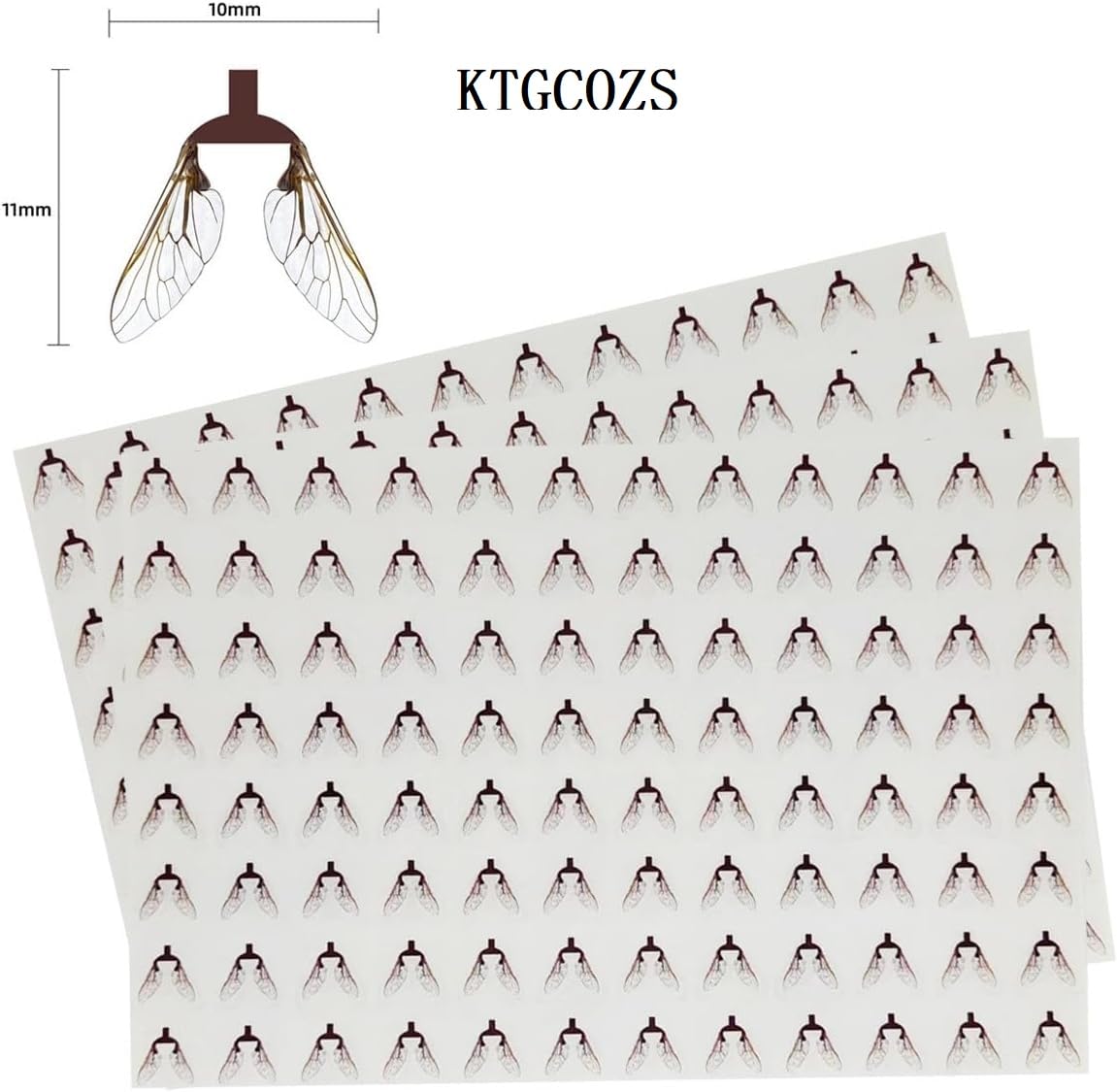 KTGCOZS durable, flexible wings withstand multiple tying sessions.