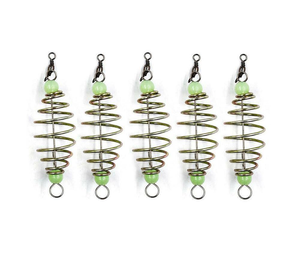 KTGCOZS fishing feeder barrel 10pc maintains bait integrity for longer casts.