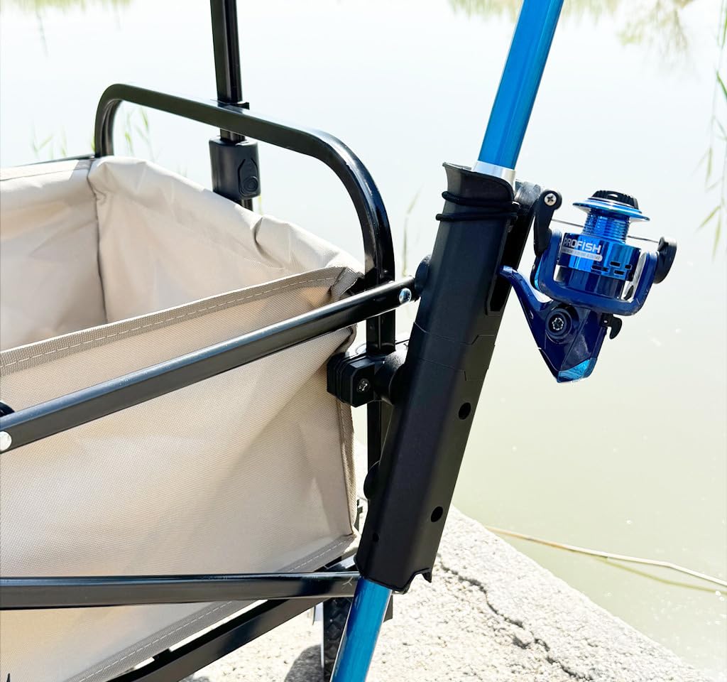 KTGCOZS fishing rod holder installed on an indoor wall