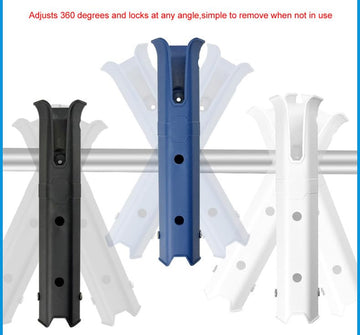 KTGCOZS fishing rod holder on a trailer mount for trips