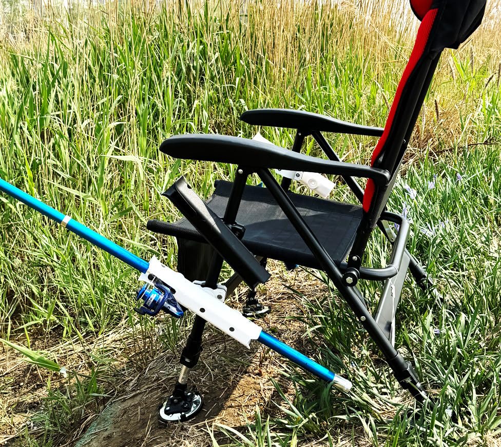 KTGCOZS fishing rod holder blue highly durable plastic construction.
