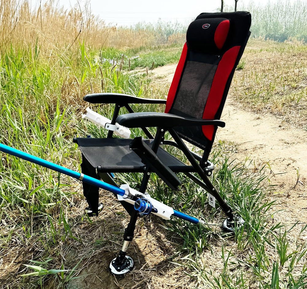KTGCOZS fishing rod holder blue wall-mount ready for workshop.