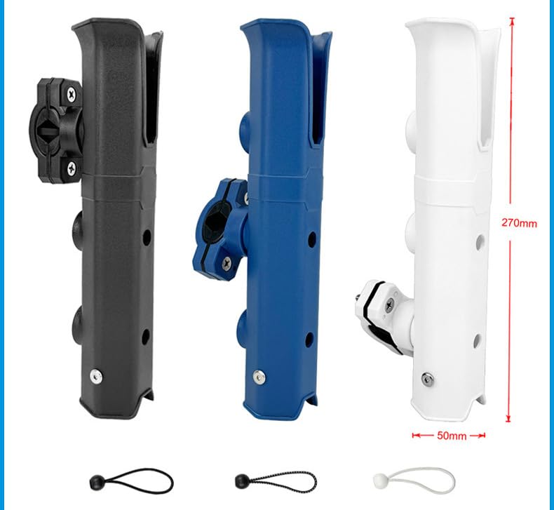 KTGCOZS fishing rod holder mounted on garden cart keeps rods organized