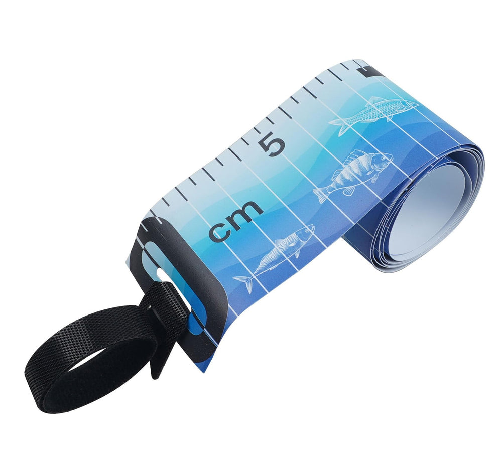 KTGCOZS foldable fishing tape measure extended to 35 inches