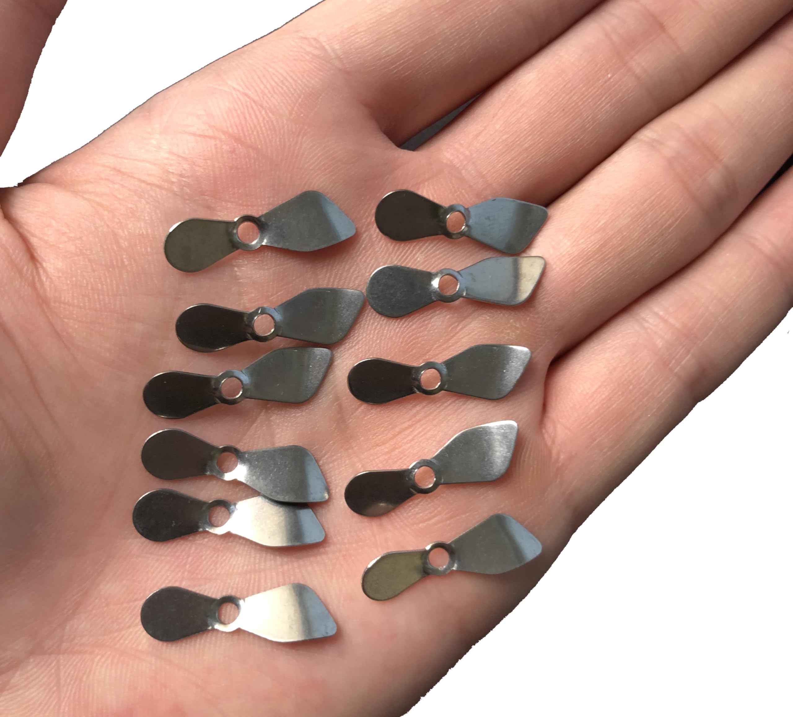 KTGCOZS gold-coated prop blades provide high reflection for spinner lures.