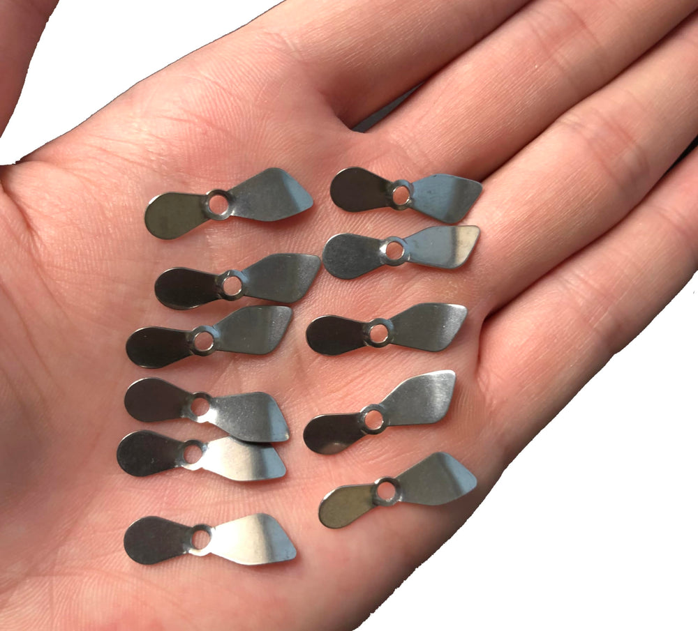 KTGCOZS gold-coated prop blades provide high reflection for spinner lures.