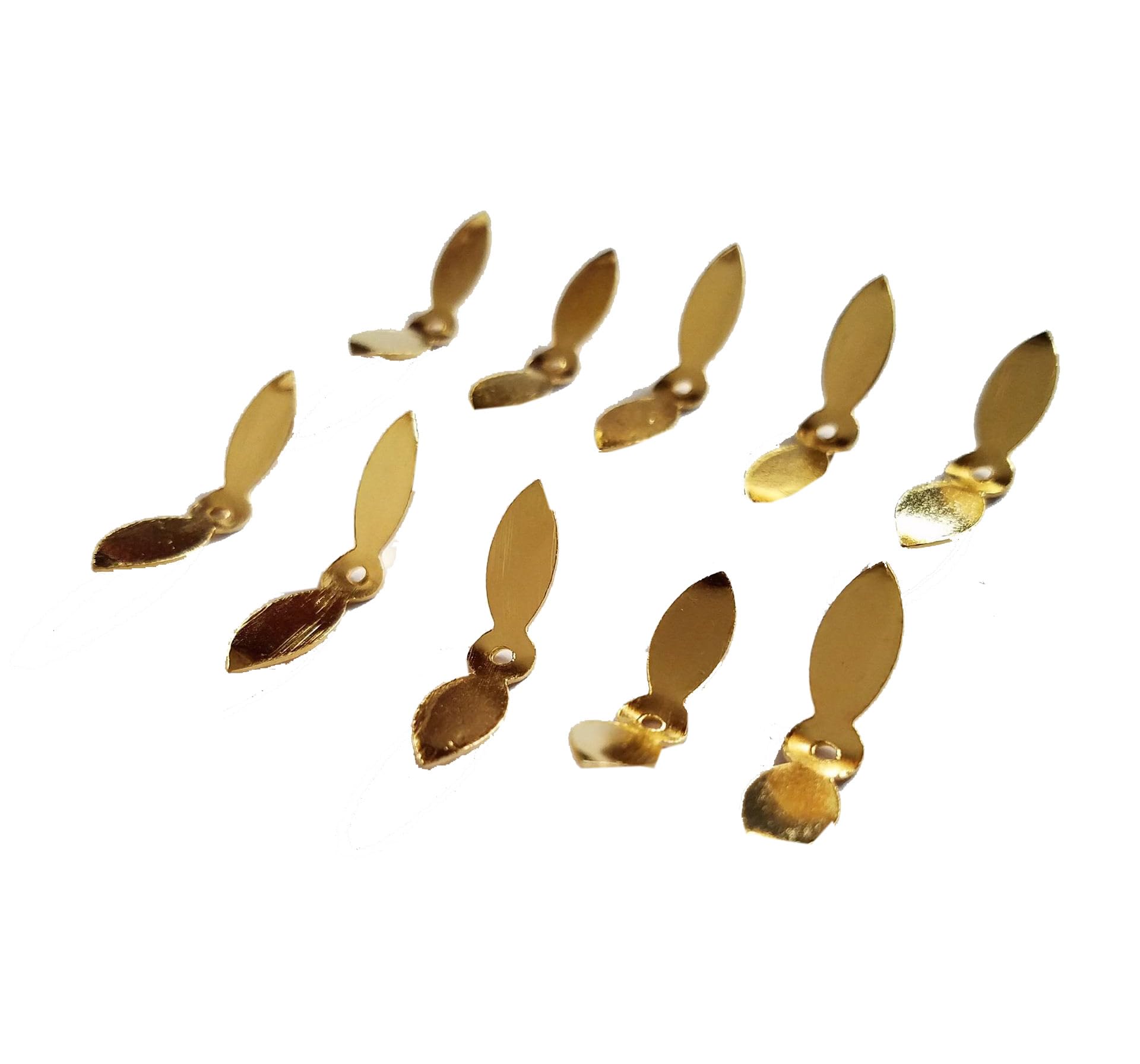 KTGCOZS gold propeller blade for DIY lures, adds customizable shine and flash.