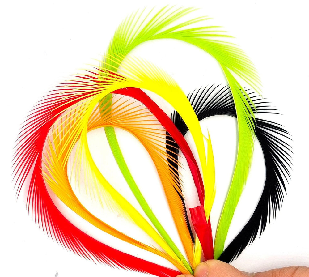 KTGCOZS goose biots feathers for lifelike flies and easy tying
