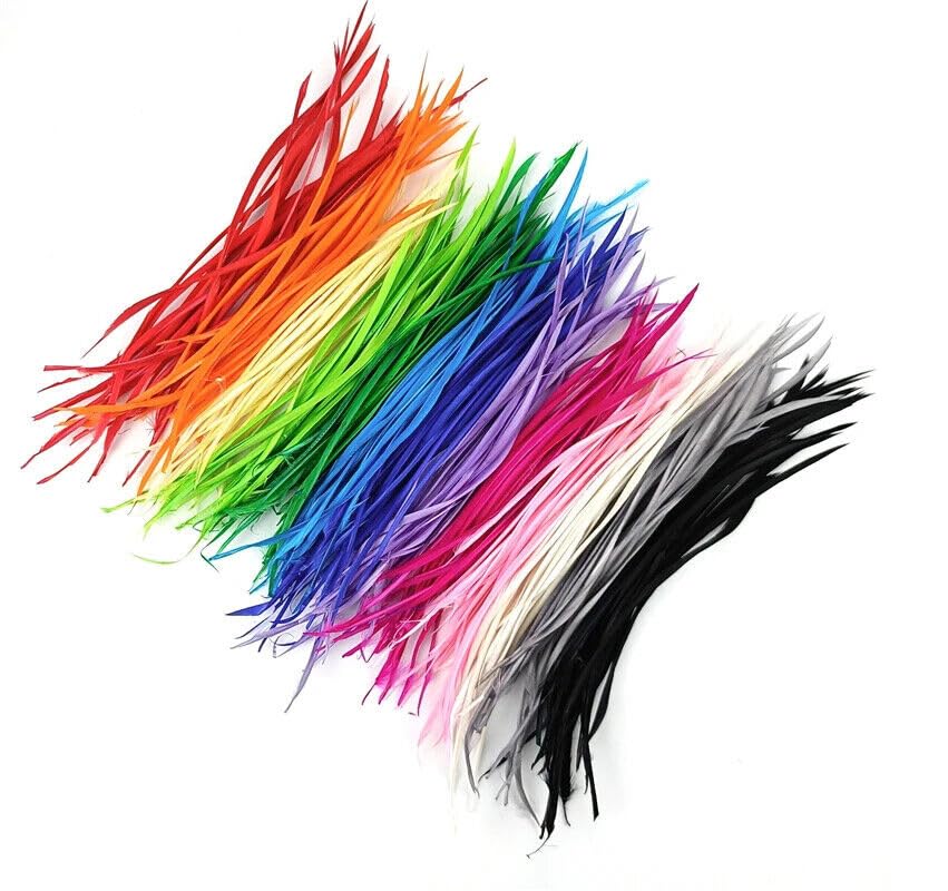 KTGCOZS Goose Biots Feathers for versatile fly tying outcomes.